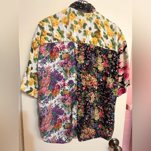Floral Patchwork Shirt size L - Picture 12 of 12
